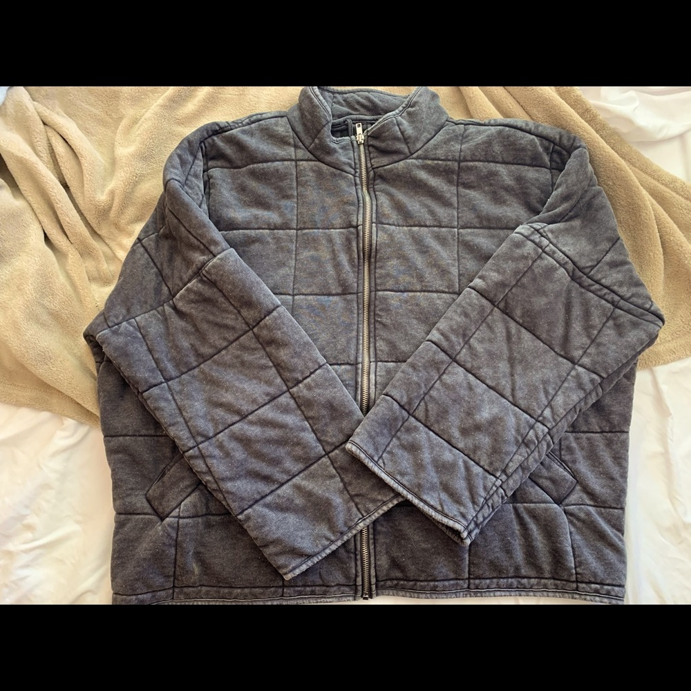 Free People DUPE. Forever 21 quilted black jacket